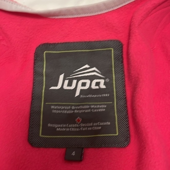 Jupa Girl’s Sofia Fleece Top Snow Suit Hot Pink Size 4 - Picture 3 of 9